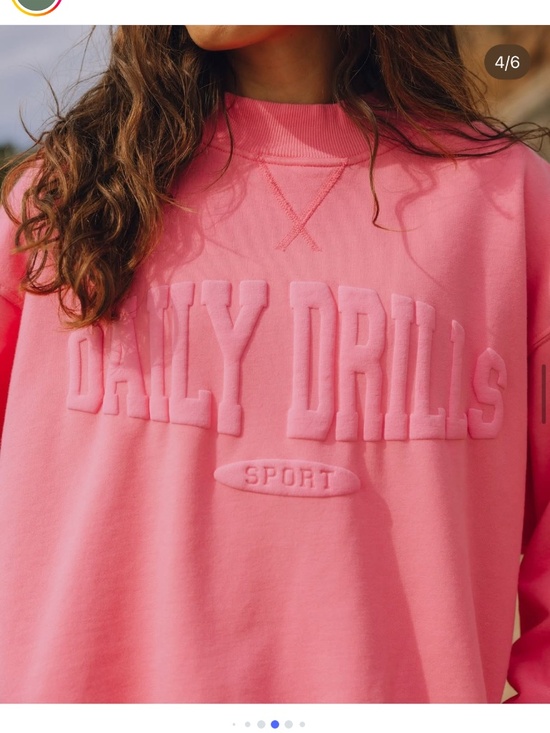 Daily Drills Sweaters - Pink daily drills sweatshirt